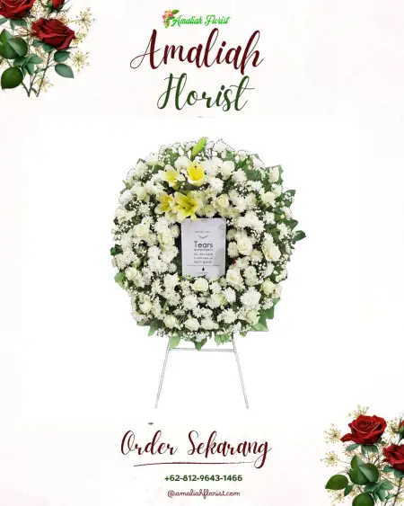 Krans Bunga Duka Tumpukan