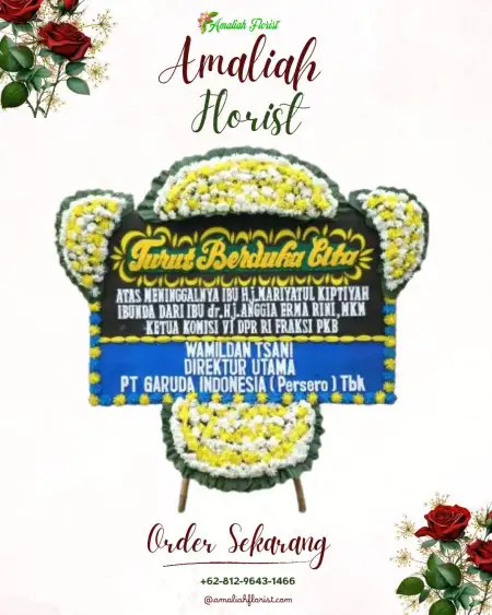Papan Bunga Duka Tumpukan